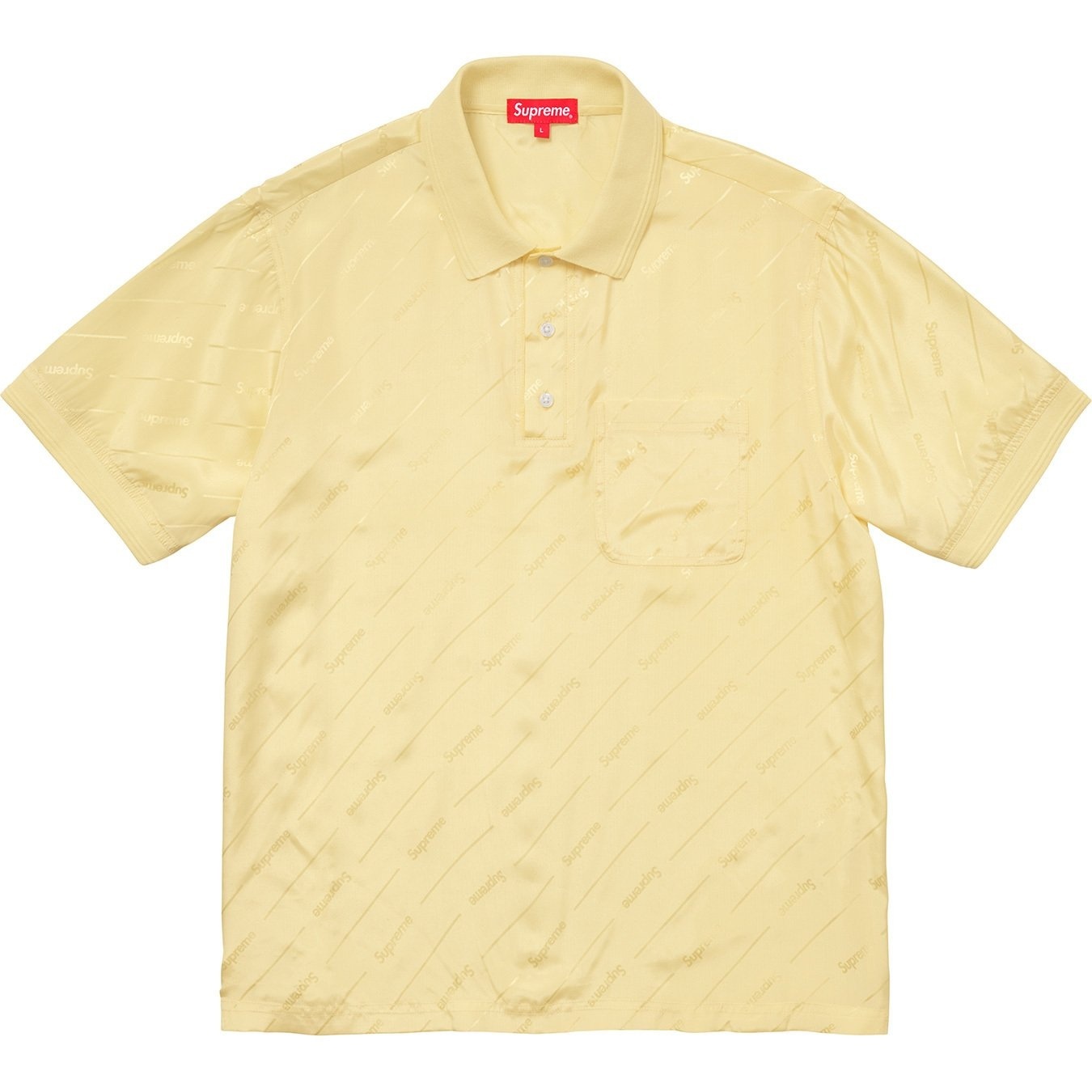 Jacquard Logo Silk Polo view 5